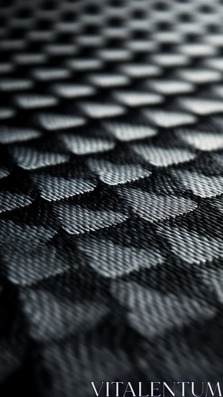 Gently lit metallic scales create a calm, futuristic rhythm