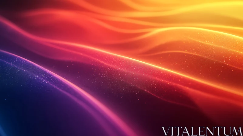 Gradient light waves with fine particle distribution pattern.