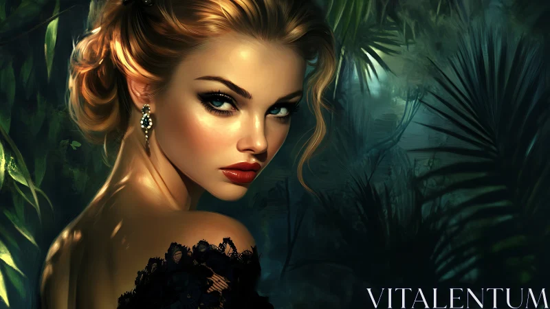 Midnight jungle muse turns a single glance into wildfire