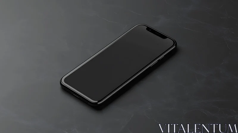 Obsidian Touchstone Rests on Storm-Weathered Surface.