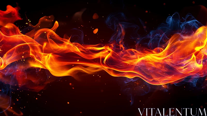 Fluid Volumetric Fire Flow: Laminar Flame Dynamics with Chromatic Separation