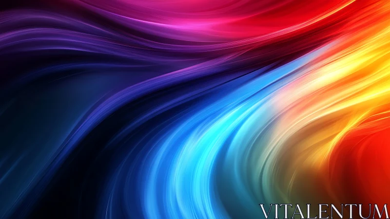 Color currents in motion, a soft river of shifting light.