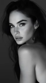 Moonlit gaze carves quiet drama across sculpted shoulders