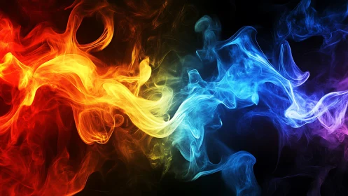 Chromatic Collision: Dual-Spectrum Fire and Ice Dynamics.