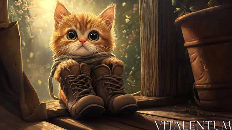 Ginger Kitten's Woodland Boots Adventure.