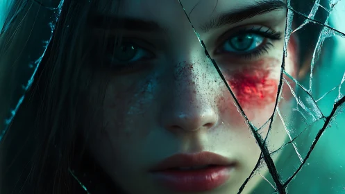 Shattered glass, bright eyes, and a quietly fierce resolve.