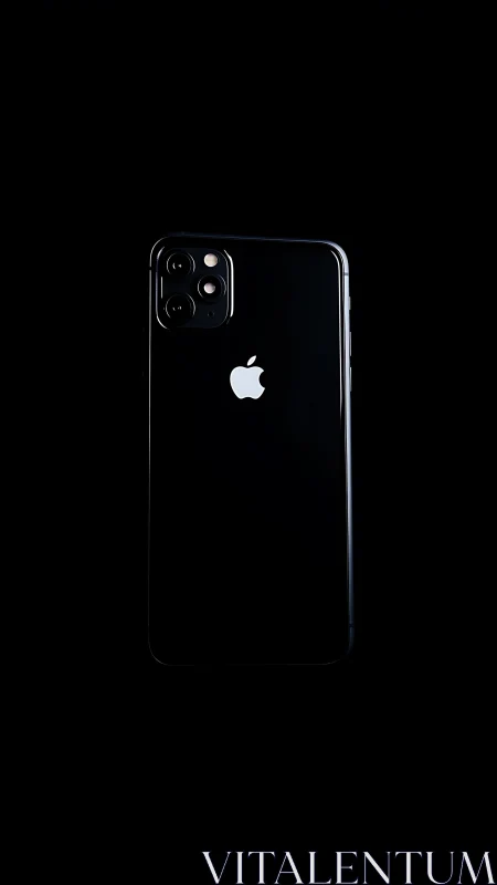 Black iPhone 11 Pro Max with Dual Camera System