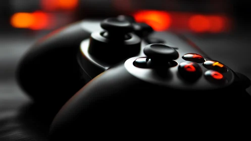 Gaming Controllers in Dimensional Depth: Photorealistic Urban Abstraction.