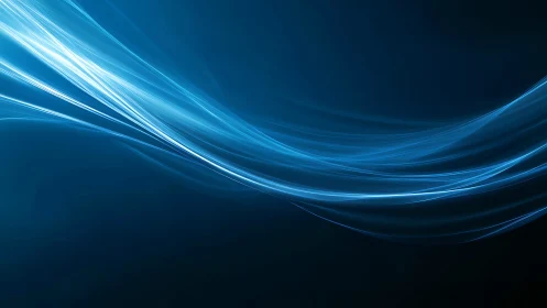 Parametric blue light streams across deep gradient field.