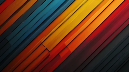Diagonal geometric abstract with bold colors and modern style.