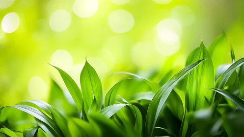 Morning leaves rehearse sunlight in a soft green orchestra