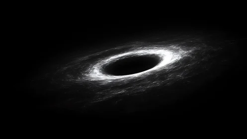 Relativistic black hole accretion disk with luminous event horizon