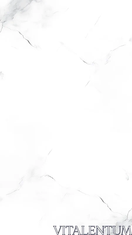 White marble background with subtle grey veining texture.