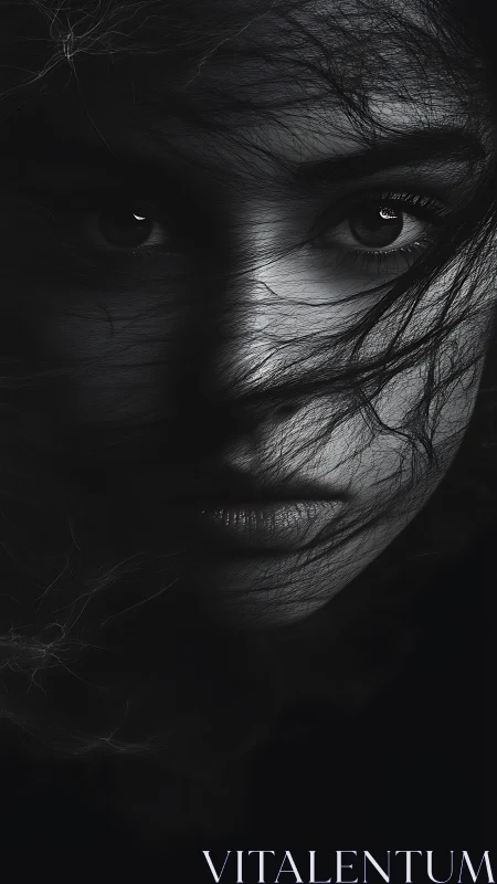 Softly lit portrait revealing quiet strength and mystery.