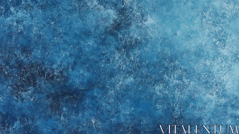 Calm blue textured background invites a cool, peaceful mood