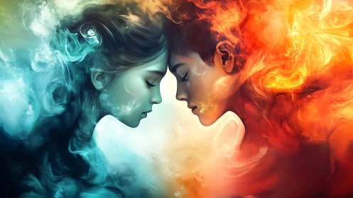 Fire and Ice: Opposing Forces in Profile.