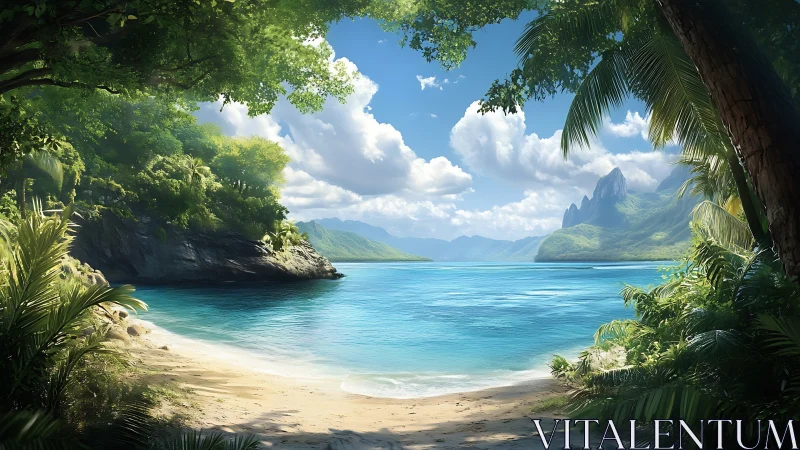 Discover Paradise: Tropical Cove with Crystal Waters