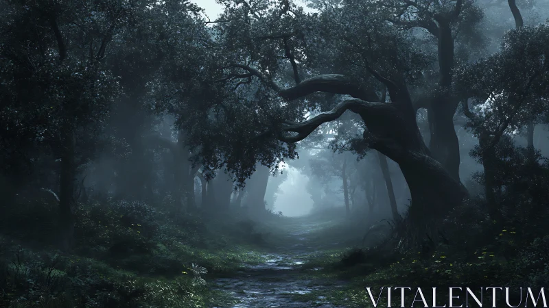 Twilight Arch: Where Gnarled Giants Guard Misty Passages.