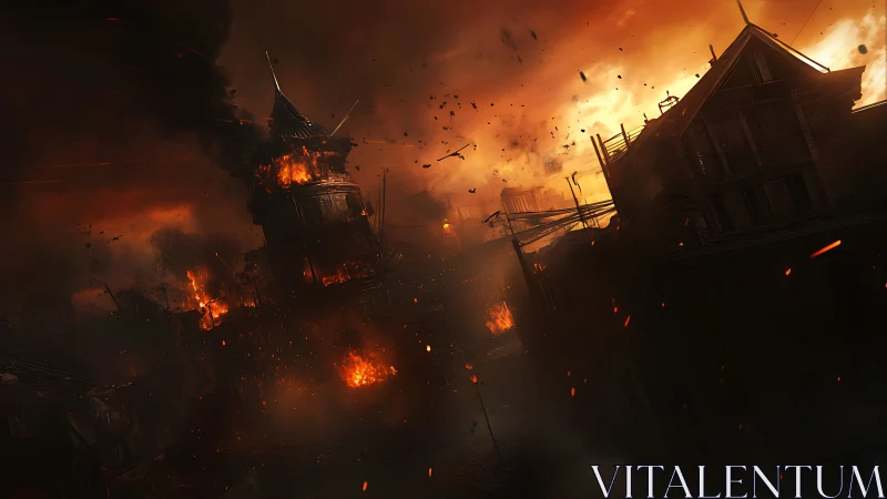 Inferno Swallows Forgotten Architecture in Chaos.