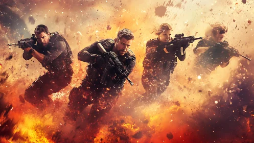 Team Stands Tall Through Fire and Fury.