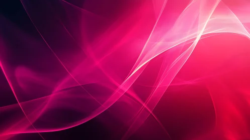 Velvet pink light waves drifting through a dreamy glow.