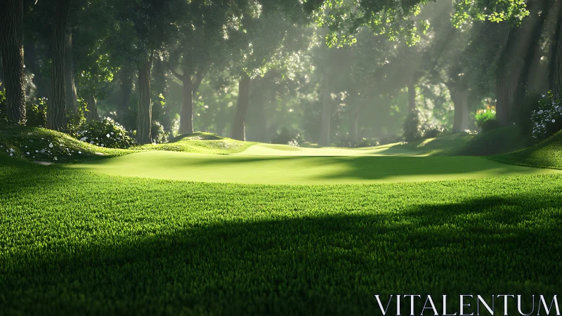 Emerald Cathedral's Luminous Sanctuary Beckons Through Towering Sentinels