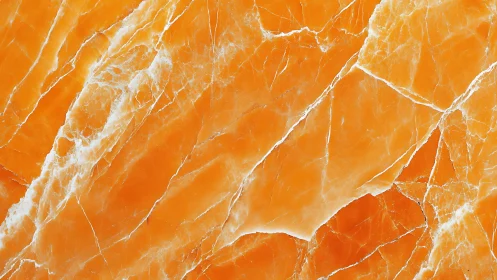 Orange onyx marble slab shows bold translucent veining.