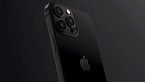 iPhone 14 Pro Max with triple lens system showcased.