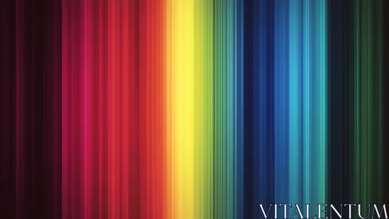 Radiant rainbow stripes glowing in a cozy color spectrum.