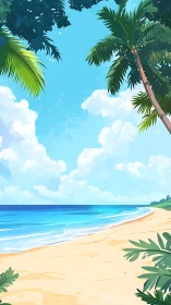 Paradise Peeks Between Swaying Palms and Powder-Soft Shores