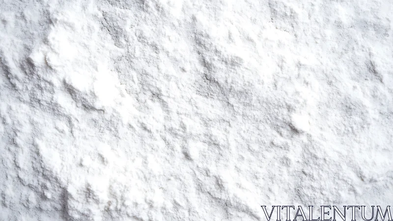 Soft white powder offers a bright, gently textured surface