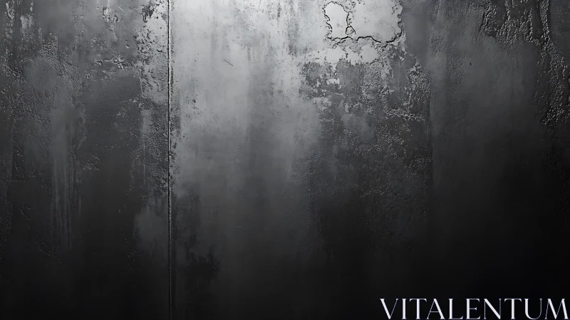 Weathered dark concrete wall surface shows rough texture.