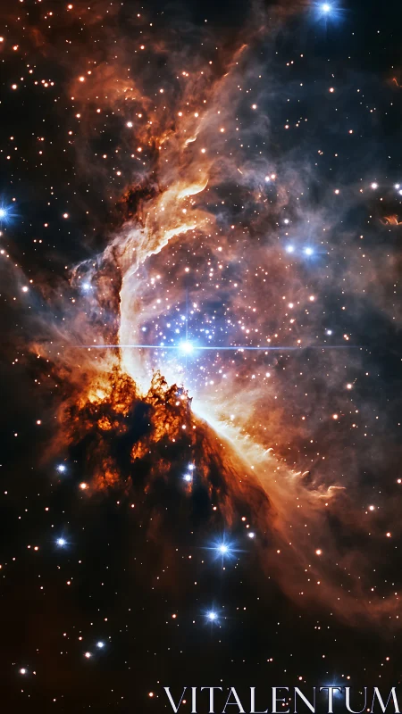 Starlit nebula glow inviting you into a cosmic doorway.