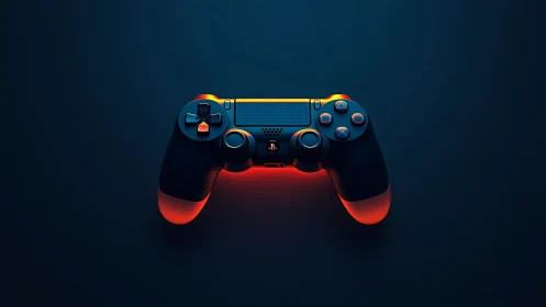PlayStation 4 DualShock 4 Controller with Dynamic Neon Lighting Effects