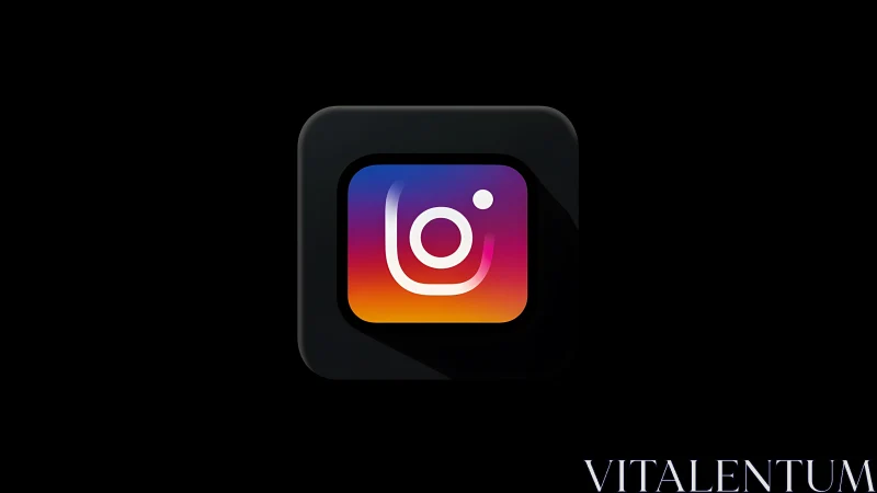 Instagram App Icon with Vibrant Gradient Design.