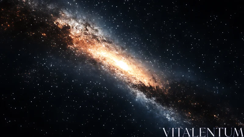 Gentle river of starlight drifting through the quiet cosmos.