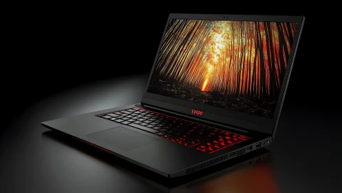 Firetrail laptop portal ignites a forest of digital embers.