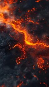 Lava Flow with Incandescent Particulate Dispersion and Pyroclastic Dynamics