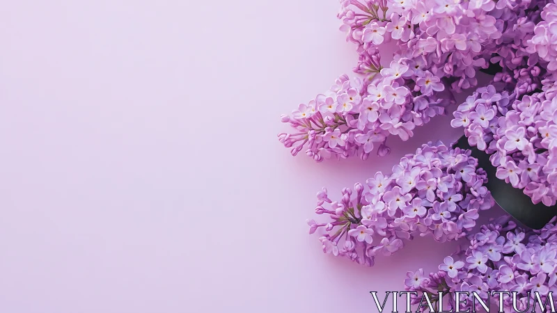 Blooming lilac clusters demonstrate dense floral tessellation with chromatic saturation variation an