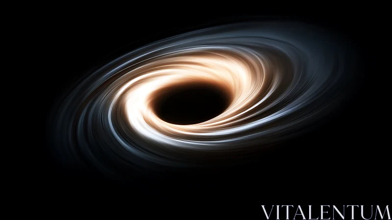 Gravity pirouettes as a luminous black hole bends midnight