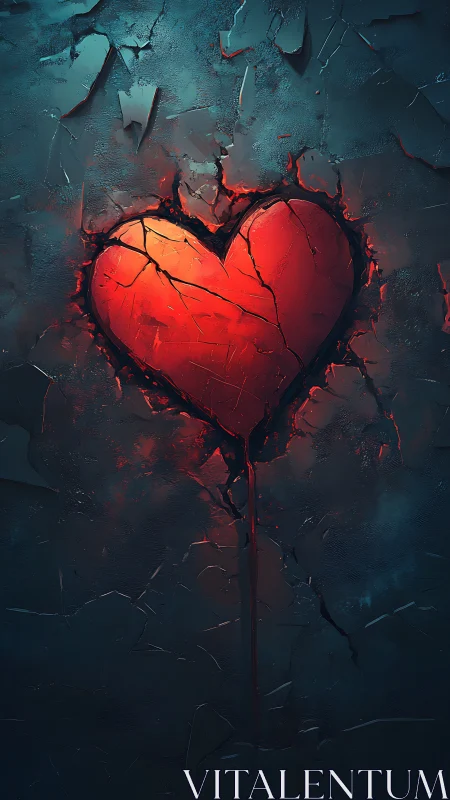 Burning Heart Emerges from Darkness.