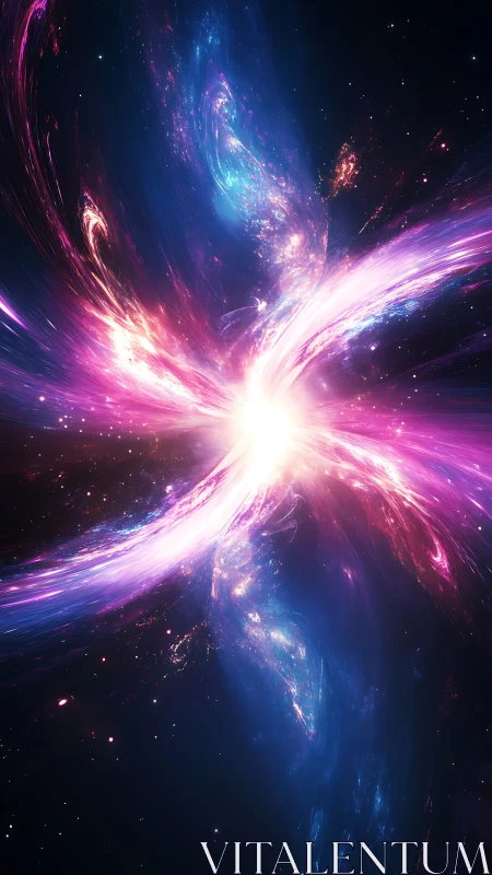 Stellar energy burst curves through deep cosmic void