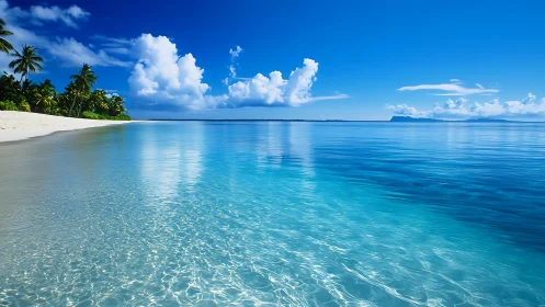 Tropical Paradise Lagoon Untouched.