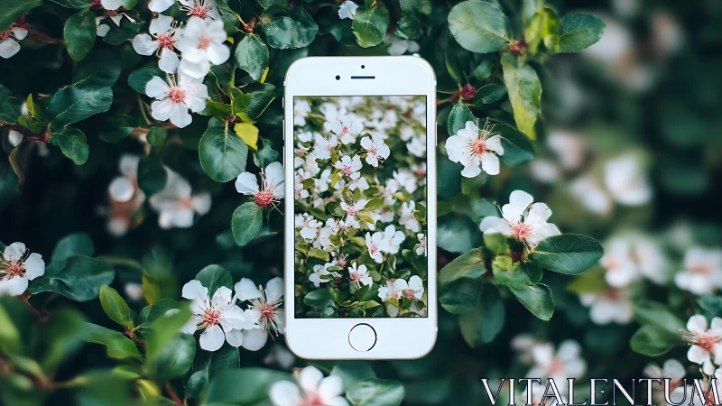 Capturing Blossoms: A Phone Discovers Nature's Delicate Beauty