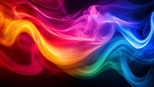 Color storms curl through darkness and whisper electric dreams