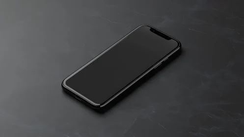 Obsidian Touchstone Rests on Storm-Weathered Surface.