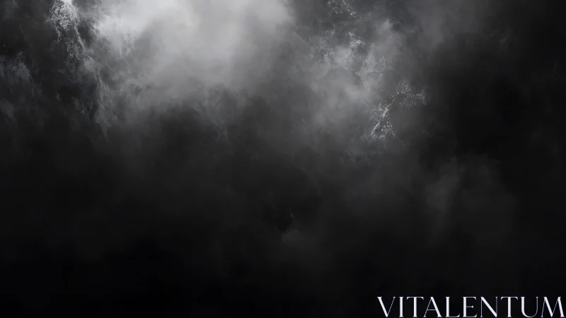 Storm-tossed void breathes pale light through restless shadow