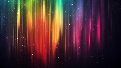 Vibrant vertical light streaks abstract digital artwork background.