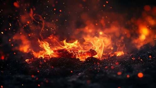 Combustion with Flames, Embers, and Ash