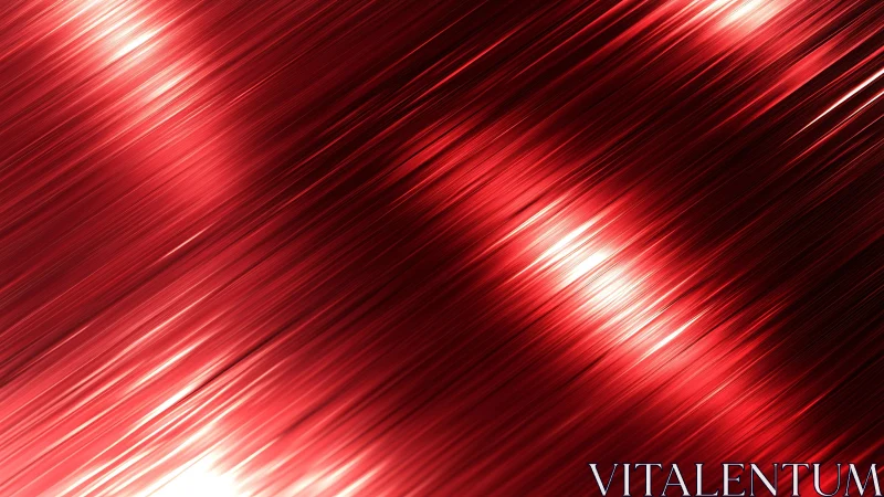 Red metallic streaks forming diagonal abstract background.